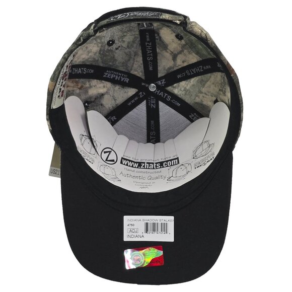 University of Indiana Hoosiers Hat - Mossy Oak Camo Outdoor Hunting Cap NCAA NEW - Picture 5 of 7